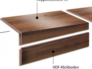 Vinyl-Treppenkante vom Typ 1A von Corpet