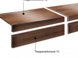 Vinyl-Treppenkante vom Typ 1 von Corpet