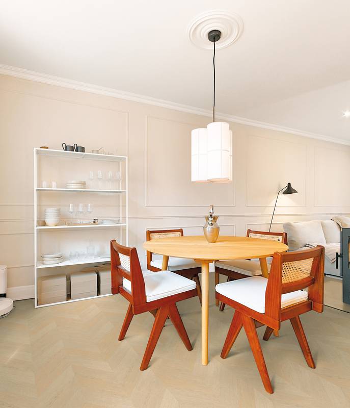 Raumbild Vinylboden Project-Floors Chevron PW 5020FP