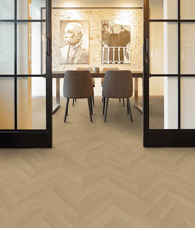 Raumbild Vinylboden Project-Floors_Chevron_PW 5011FP